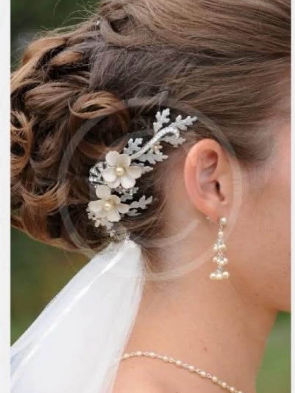 Debra Moreland Paris dangle pearl cluster earrings